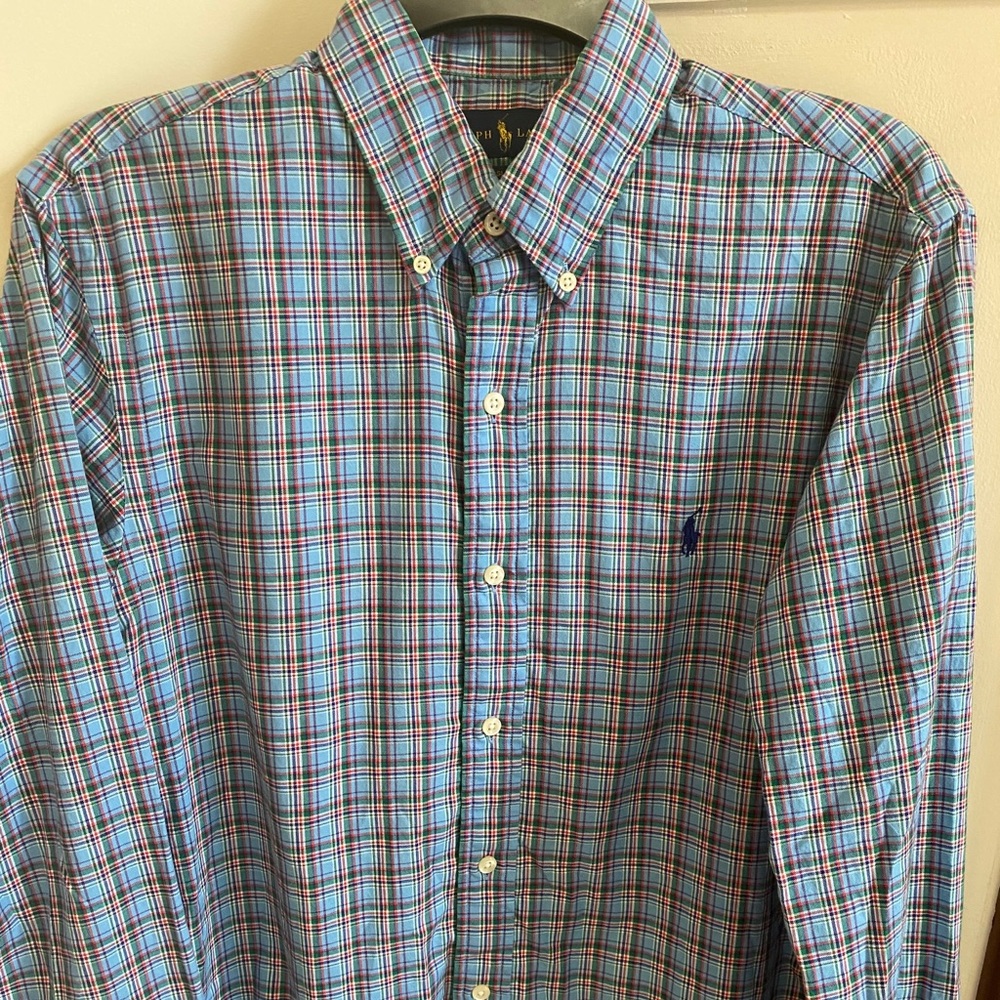Ralph Lauren Button Up Shirt Size M Slim Fit